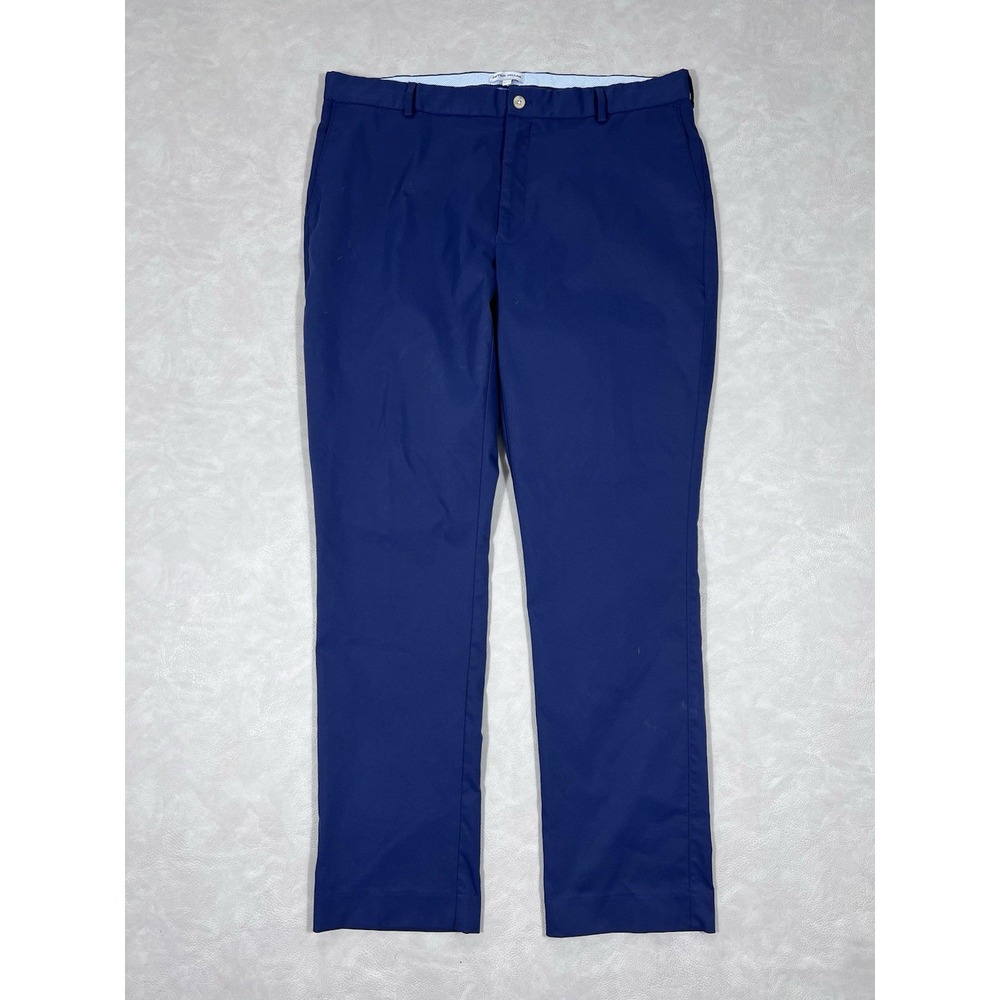 Peter Millar Crown Sport Men's Size 38x32 Navy Raleigh Performance Trouser Pants